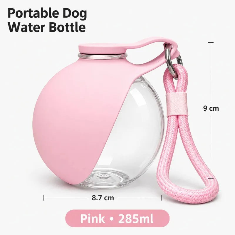 Bouteille d’Eau 2-en-1 pour Chien | Hydratation Facile Partout