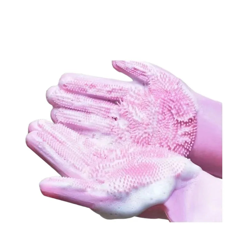 Gants de toilettage pour chien et chat – Brosse de bain anti-poils