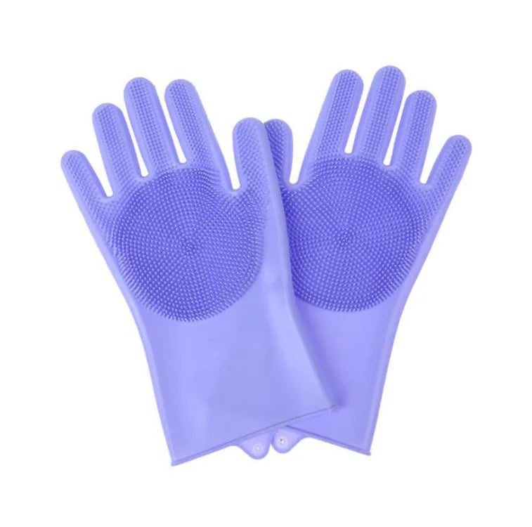 Gants de toilettage pour chien et chat – Brosse de bain anti-poils