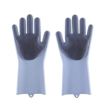 Gants de toilettage pour chien et chat – Brosse de bain anti-poils