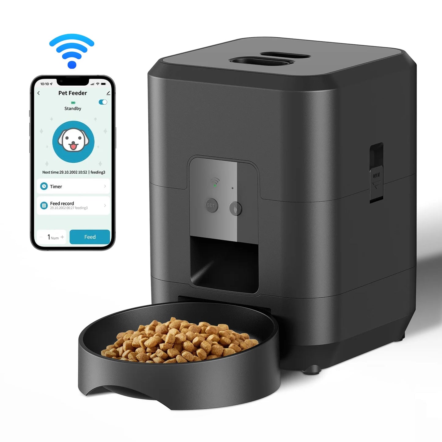 Mangeoire automatique intelligente pour chien et chat – 2L